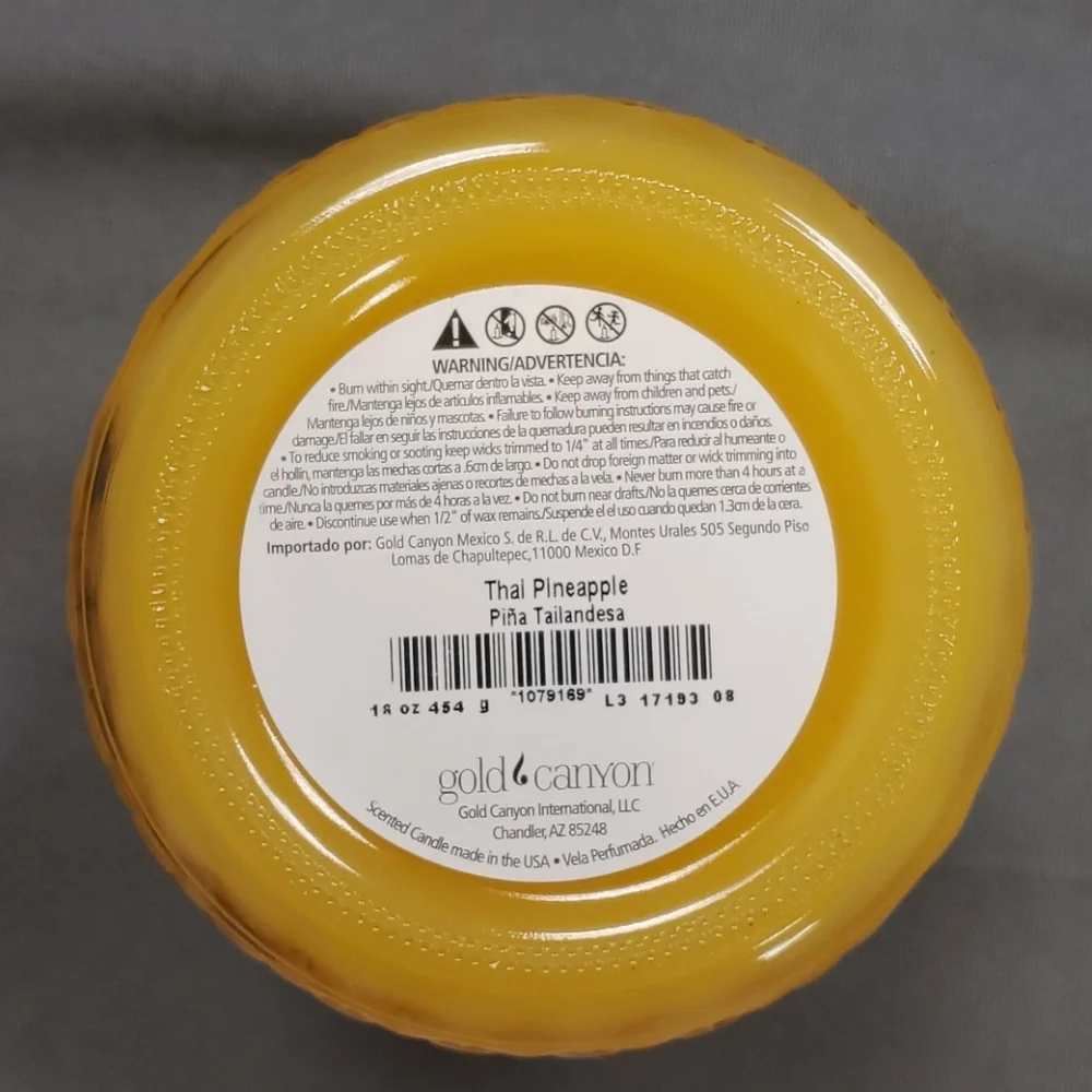 Thai‎ Pineapple- Gold Canyon 16 oz Med two wick candle
